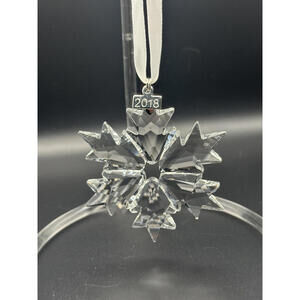 Swarovski 2018 Crystal Snowflake Christmas Ornament